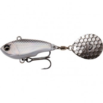 Блесна SAVAGE GEAR Fat Tail Spin 5.5cm 9g S White Silver Блесна SAVAGE GEAR Fat Tail Spin 5.5cm 9g S White Silver