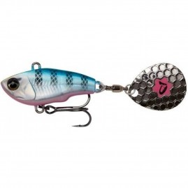Блесна SAVAGE GEAR Fat Tail Spin 6.5cm 16g Sinking Blue Silver Pink Блесна SAVAGE GEAR Fat Tail Spin 6.5cm 16g Sinking Blue Silver Pink