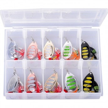 Набор приманок SAVAGE GEAR Rotex Spinner kit3 #2 & #3 10pcs Набор приманок SAVAGE GEAR Rotex Spinner kit3 #2 & #3 10pcs
