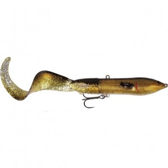 Воблер SAVAGE GEAR 3D Hard Eel Tail Bait 25 Olive Gold Воблер SAVAGE GEAR 3D Hard Eel Tail Bait 25 Olive Gold